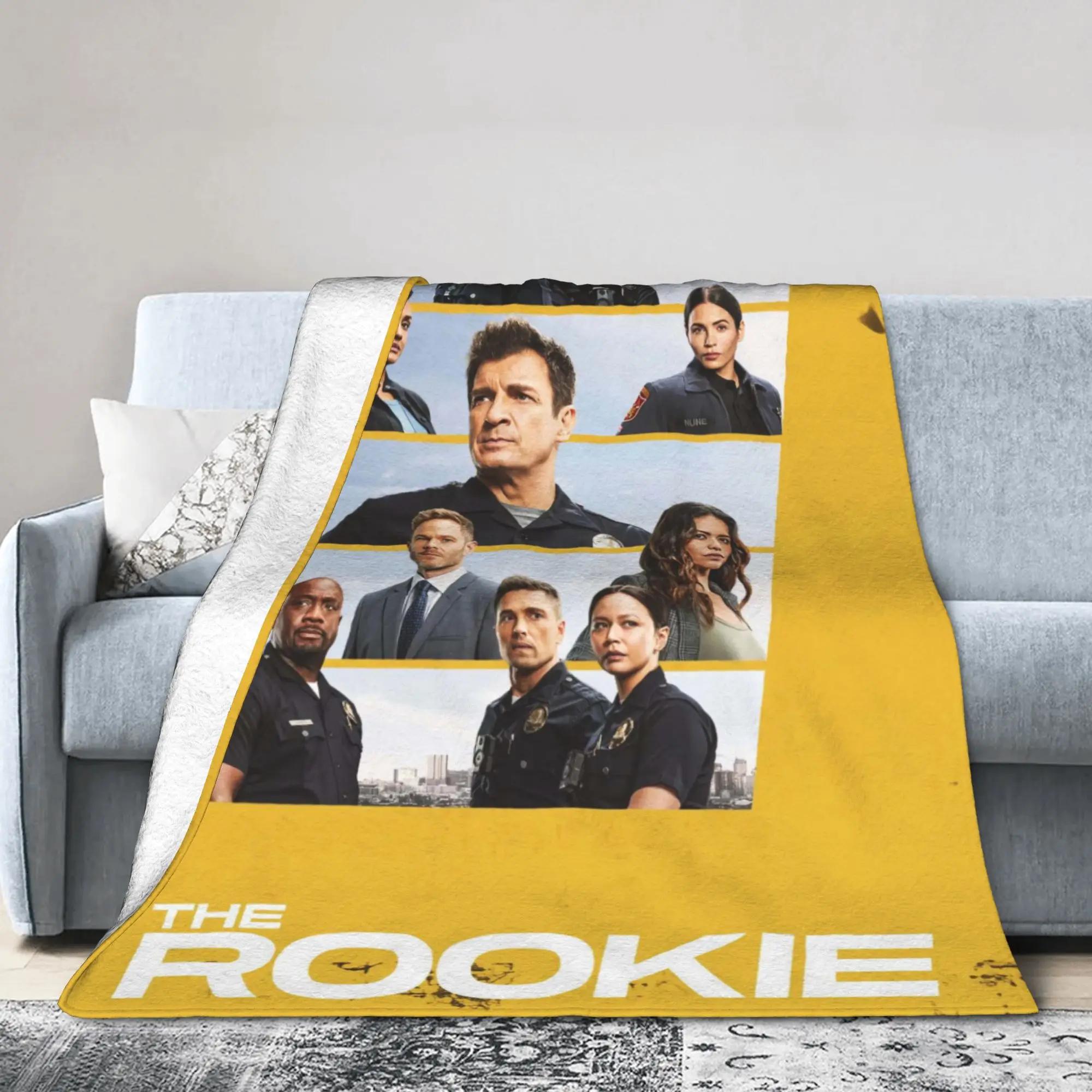 The Rookie TV Show Plush Blanket for Kids Soft Flannel Bedding Throw Super Warm Custom DIY Gift for Outdoor Use Quality Bedspre 40x50in