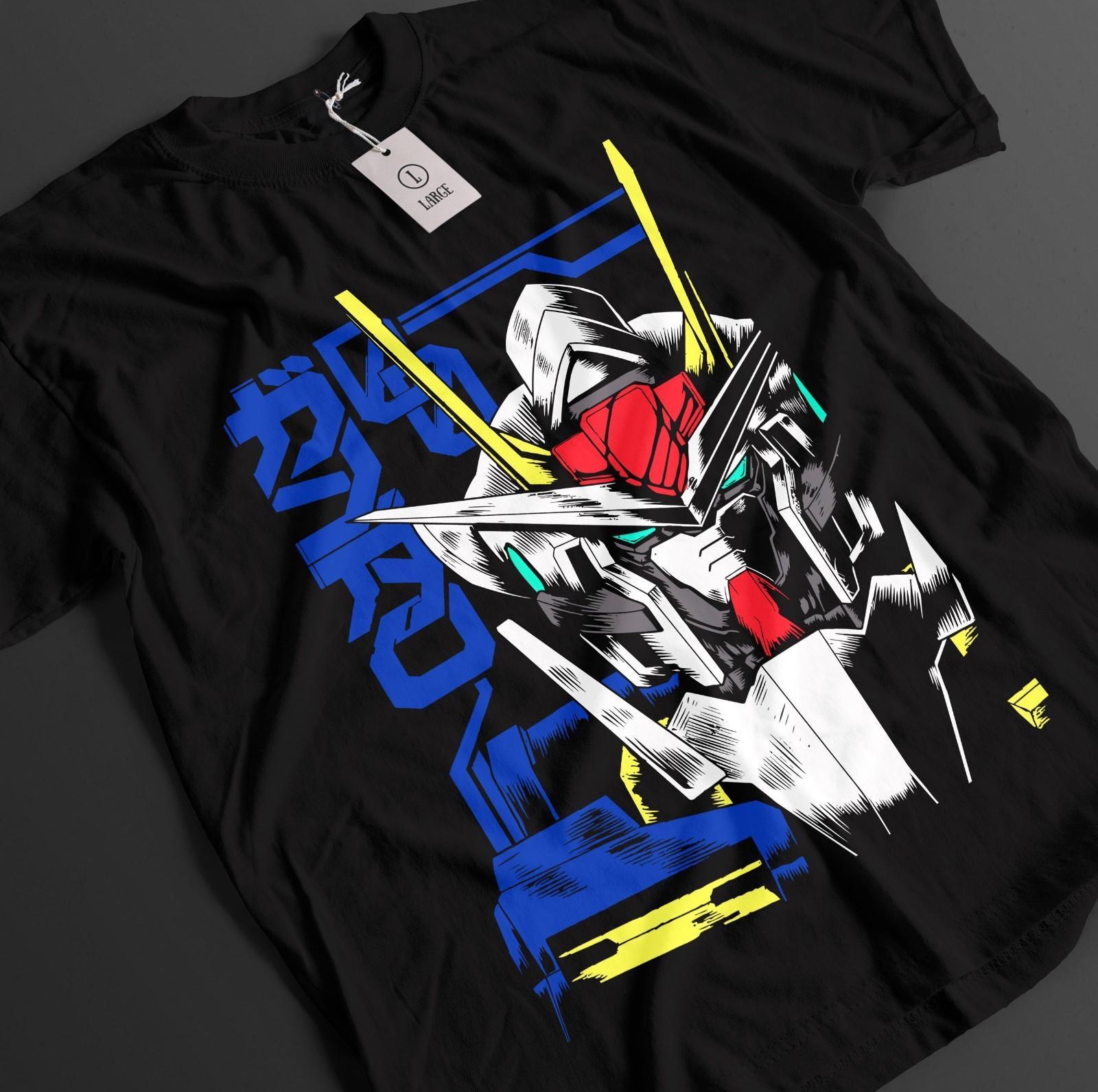 

Gundam Shirt Amuro Tshirt Char T-Shirt Mens Womens Tees Top Kamille Top Setsuna Robot Suit Anime Tee 4XL
