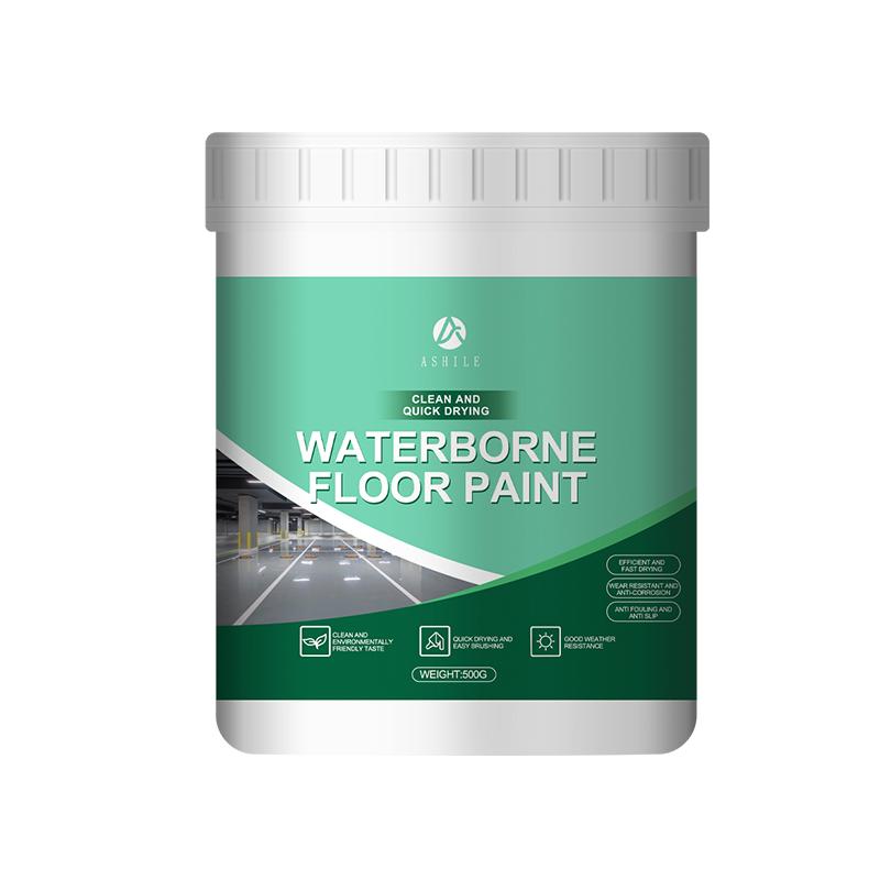 Water-Based Epoxy Floor Paint for Concrete Cement Basement Floors Wear-Resistant Liquid Coating Brush for Indoor/Outdoor