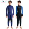 DIVE&SAIL Kinder 2,5MM Thermoschutzanzug mit langen Ärmeln für Teenager zum Schnorcheln & Surfen