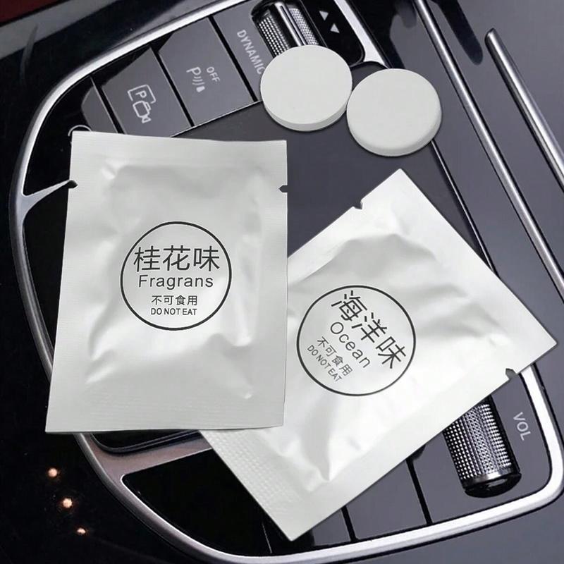 4 Car Diffuser Tablets, Car Air Freshener Replacement, Car Vent Perfume Refill, Auto Accessories, Car O Solid Perfume