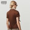 Teenie Weenie Women's Bear Letter Polo Shirt