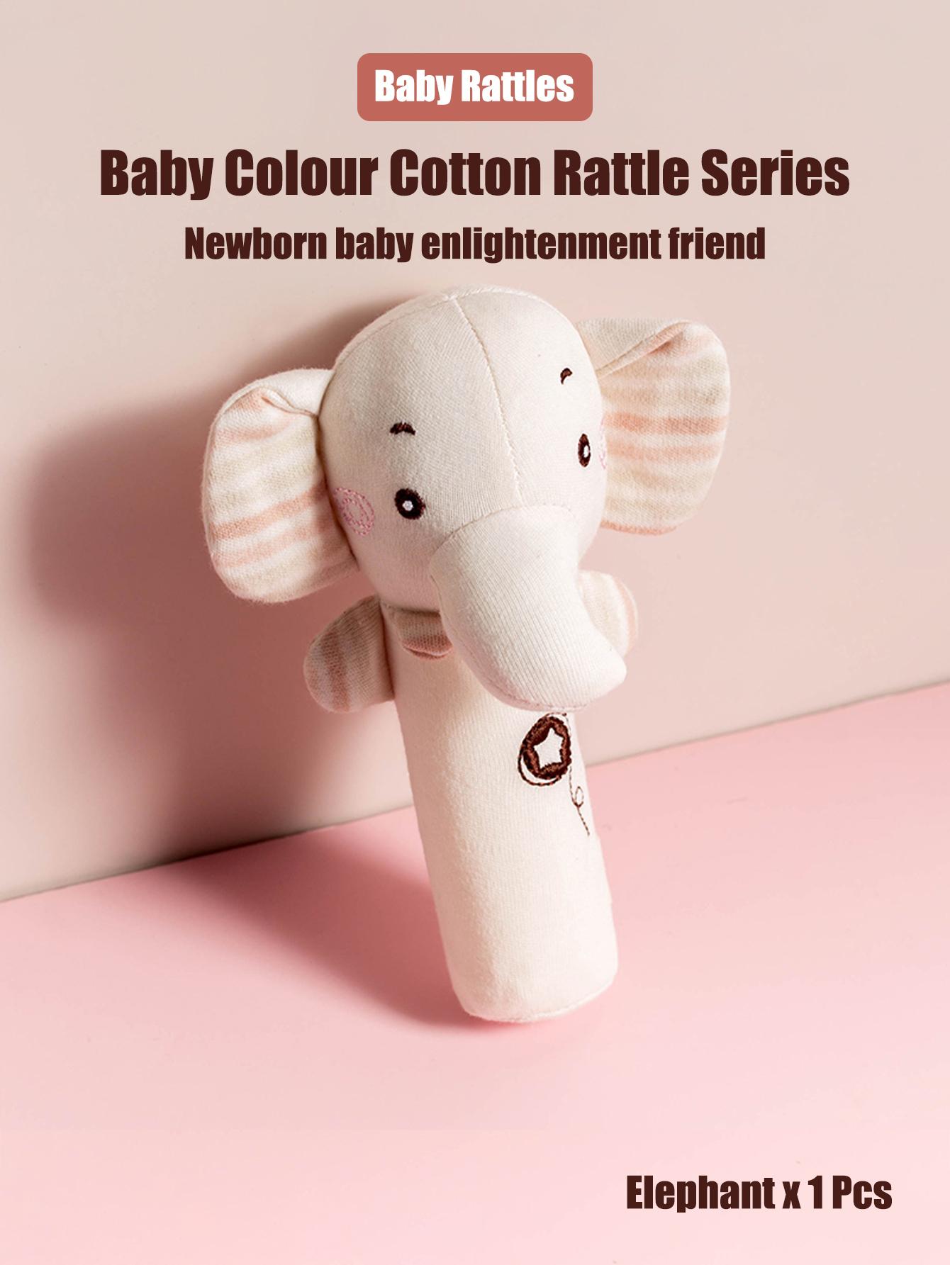 1 шт. Детский погремушка-погремушка 0-6 месяцев Новорожденный Игрушка для комфорта Мягкая погремушка Палочка Круглая игрушка для 0-1 года