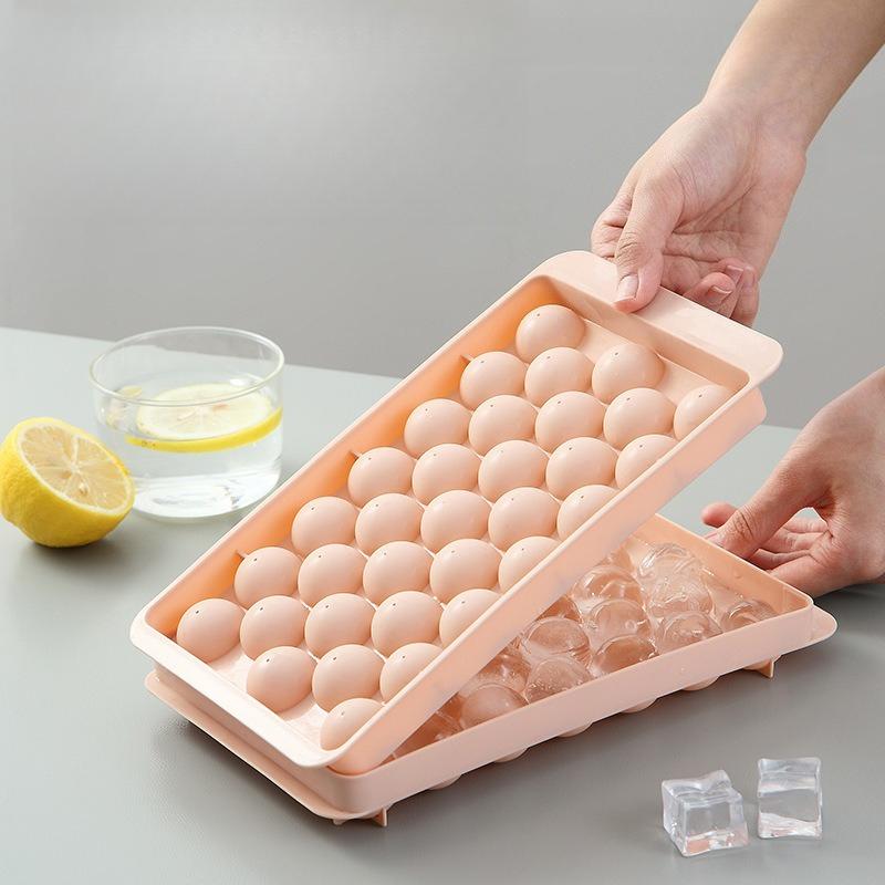 33 Ice Bolle Hockey PP Form Frozen Whisky Ball Popsicle Ice Cube Fat Box Lollipop Göra presenter Köksverktyg Tillbehör