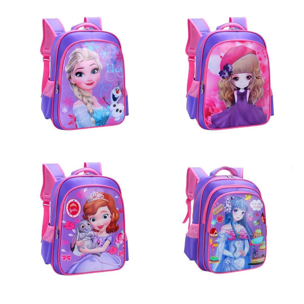 Sofia Elsa Miracle Nikki Backpack With Adjustable Straps For Girls Travel**