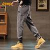 Jeep Men's Cotton Loose Fit Jogger Pants
