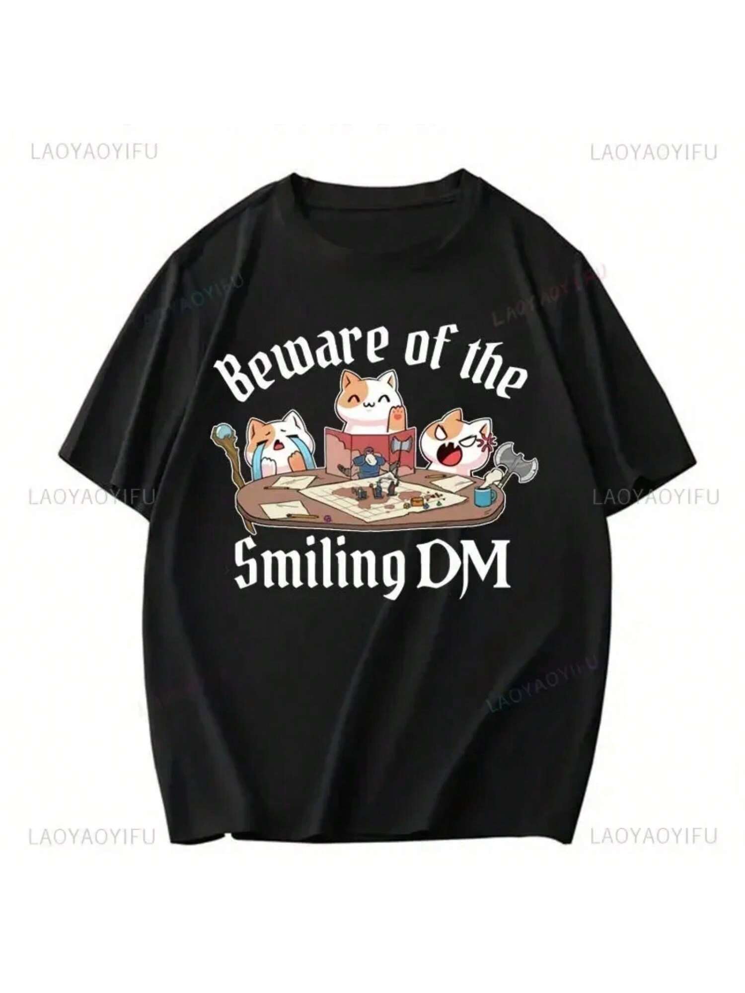 T Shirt Cats Playing Present Funny Tshirt Summer Short-Sleev WomesT-Shirt S разноцветный