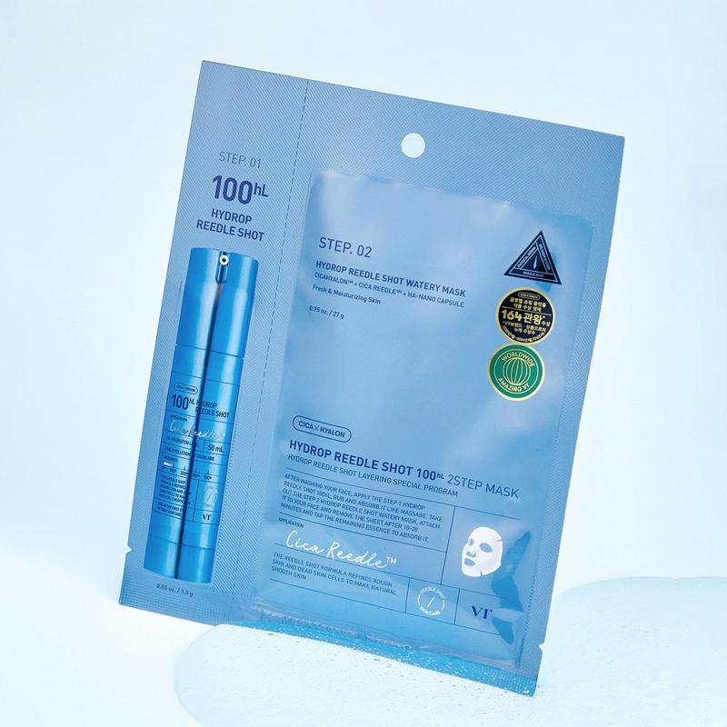 VT COSMETICS Hydrop Reedle Shot 100hL 2 Step Mask 5EA