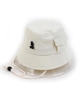 Yunibeosyeolkemiseuteuli String Pocket Ivory Bucket Hat