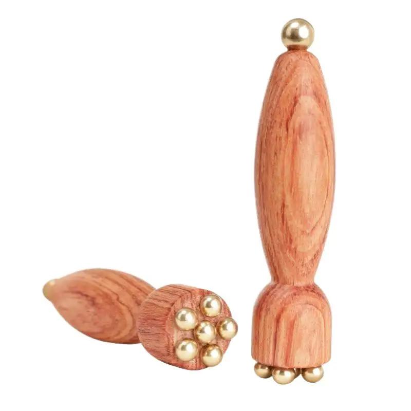 Brass Lotus Eye Massage Stick A Facial Gua Sha Tool A Handheld Tool For Eye Relaxation And Meridian Acupressure Massage Tools