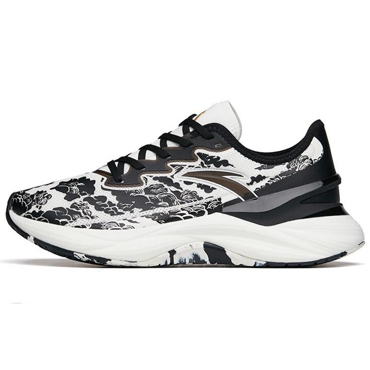 

Новые кроссовки Anta Tron 2.0 с амортизацией, противоскользящие, износостойкие, дышащие, легкие, с низким верхом, для бега, мужские, черно-белые, 112215586-3 40