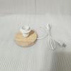 Solid Wood E27 Bedside Table Lamp Base with Switch - DIY LED Lamp Holder Accessories