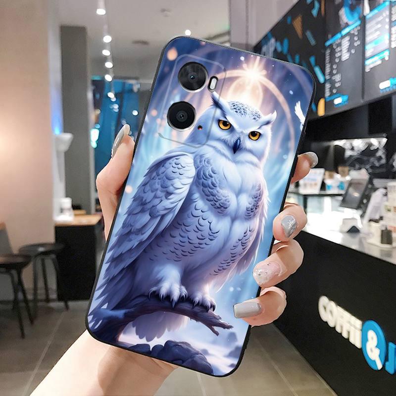Fantasy owl Phone Case For OPPO A77 A57S A96 A91 A54 A74 A94 A73 A78 A53S A54S A15 A16 A17 A52 A58X A98