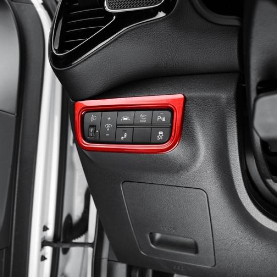 Декоративная накладка на панель переключателя регулировки фар для KIA Soul -2025 Аксессуары