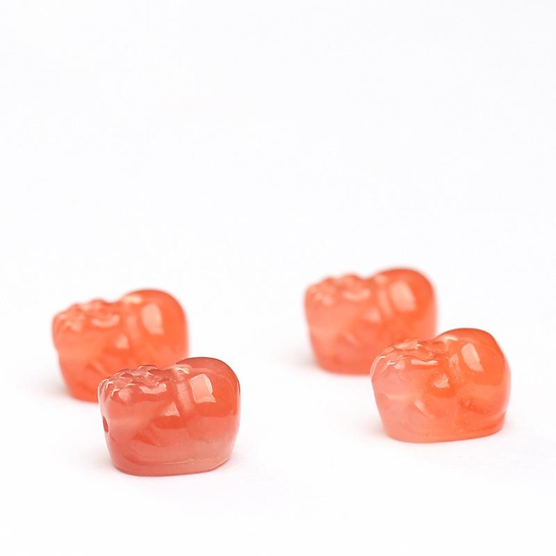 Hongchu Crystal Natural Yanyuan Agate Pixiu DIY Jewelry Accessories Loose Beads Agate Pixiu Loose Beads