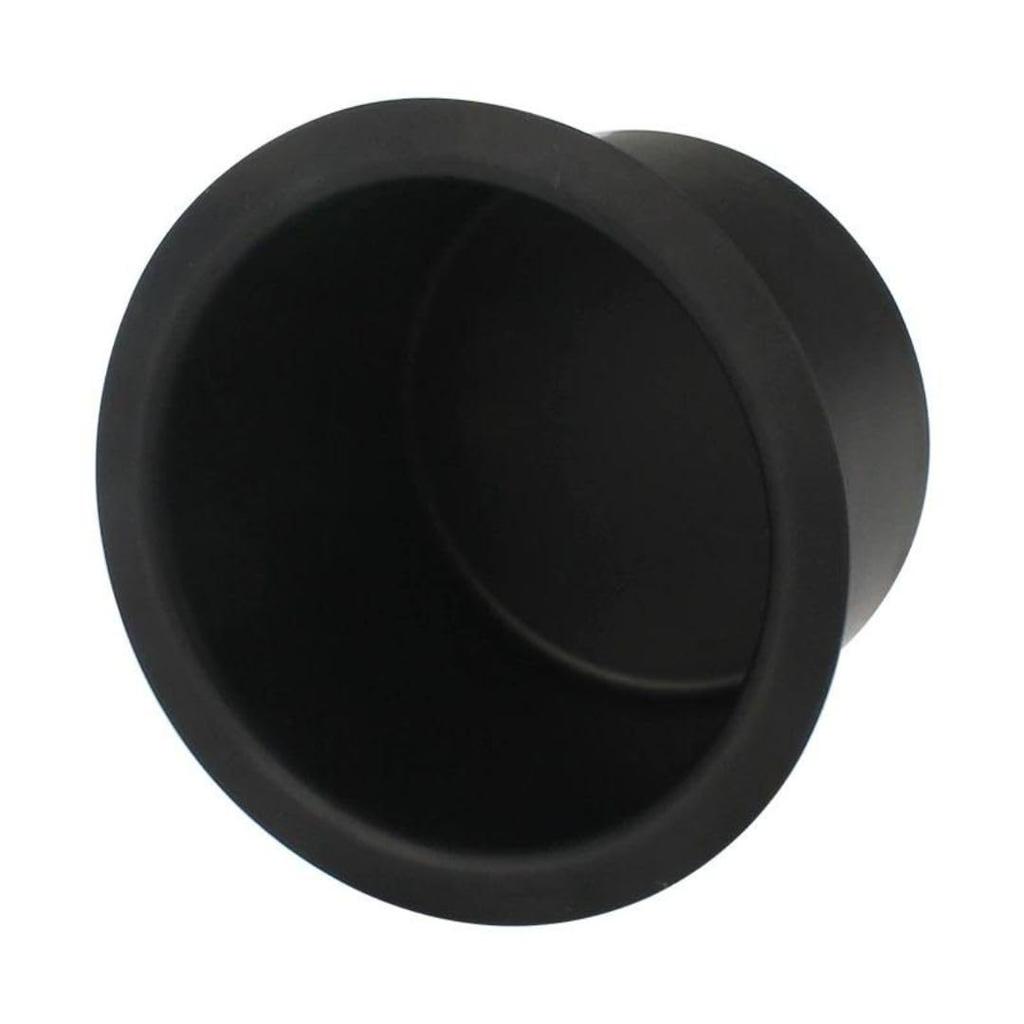 Stellar Seizan Cup Holder Never Fall Over Drink Holder Aluminum Black Black 2 Piece