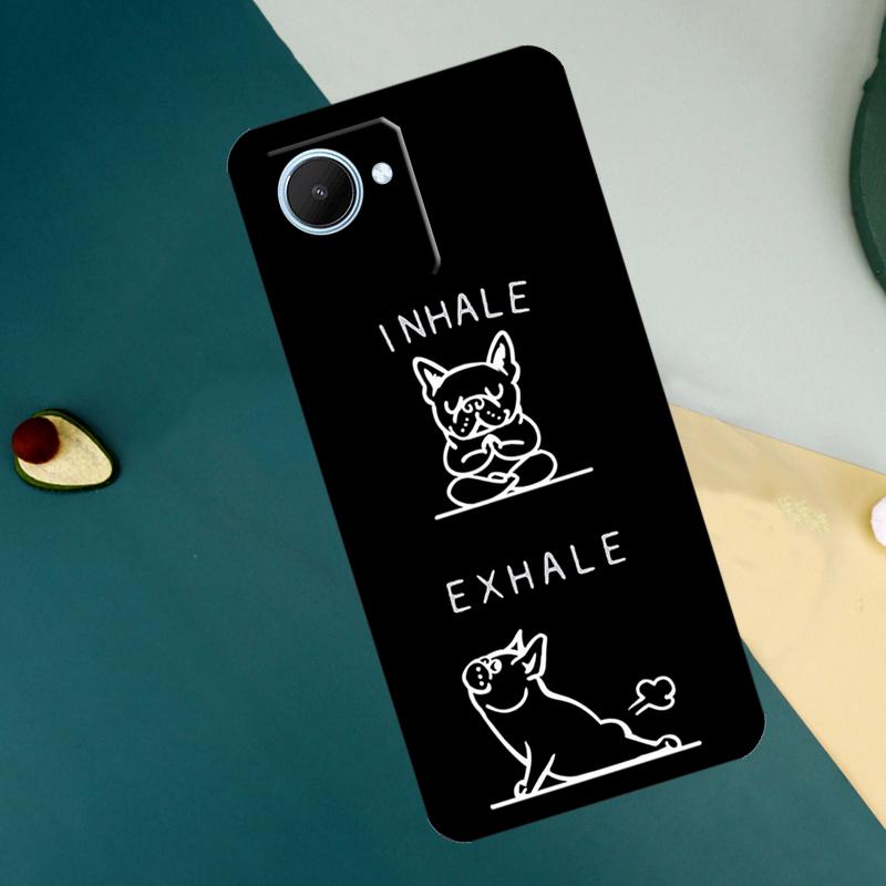 Funny french bulldog For Realme C63 C61 C71 C55 C67 C51 C75 C65 C53 10 11 12 13 14 Pro Plus GT6 GT7 15 Pro Case