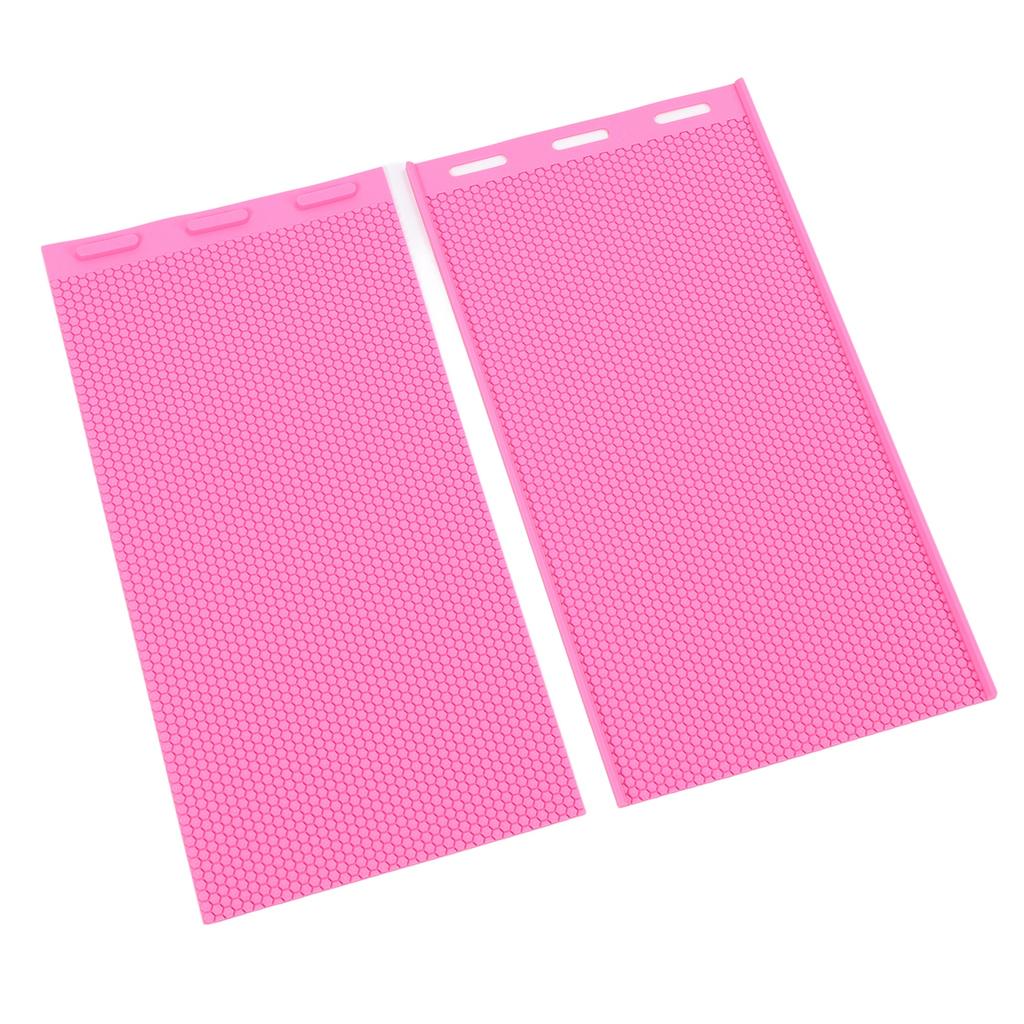 2PCS Beeswax Sheet Molding Silicone Soft Beeswax Foundation Sheets Press Embosser