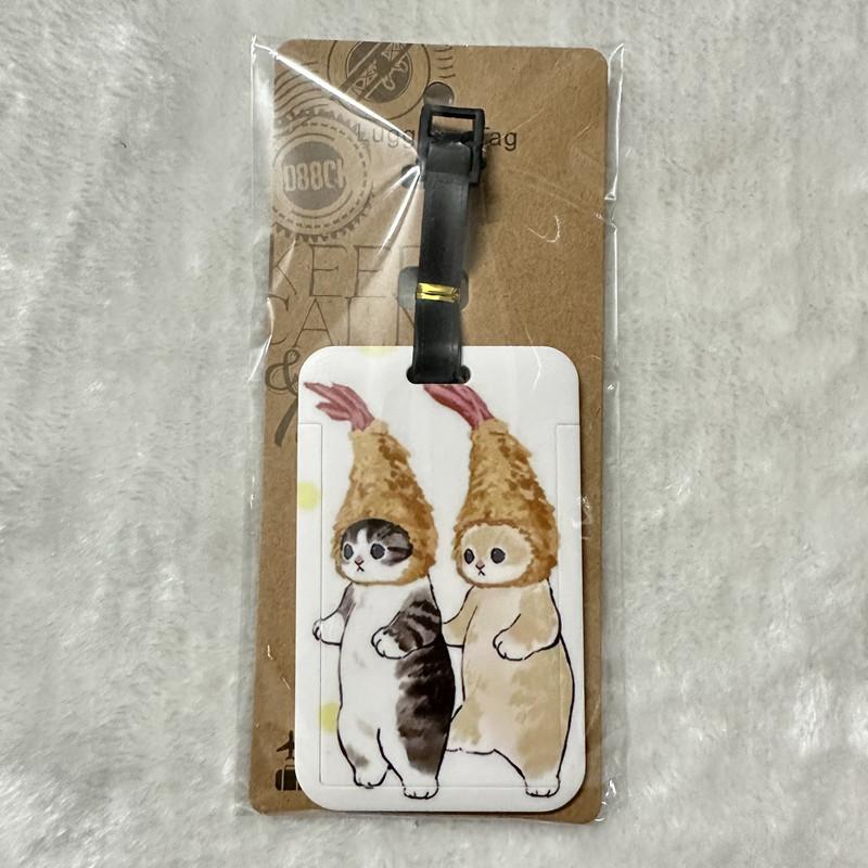 New Cartoon Cat Portable Luggage Tag Women Travel Accessories PVC Luggage Label Men Portable Anti-loss Address Name Tag