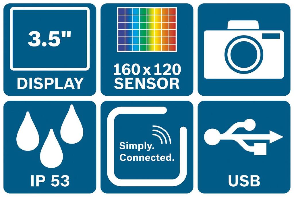 Bosch Professional GTC400C Infračervená termokamera