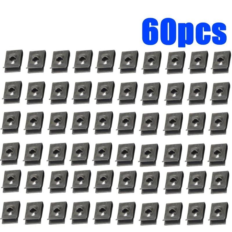 Car Screws U Clip Self Tapping Screw Base Universal Bumper Fender Trim Plate Rustproofing Fasteners Automotive Accessories