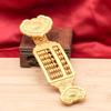 Golden Ruyi Dragon & Phoenix Abacus: Wealth Attraction Ornament for Living Room, Office, or Company Gift