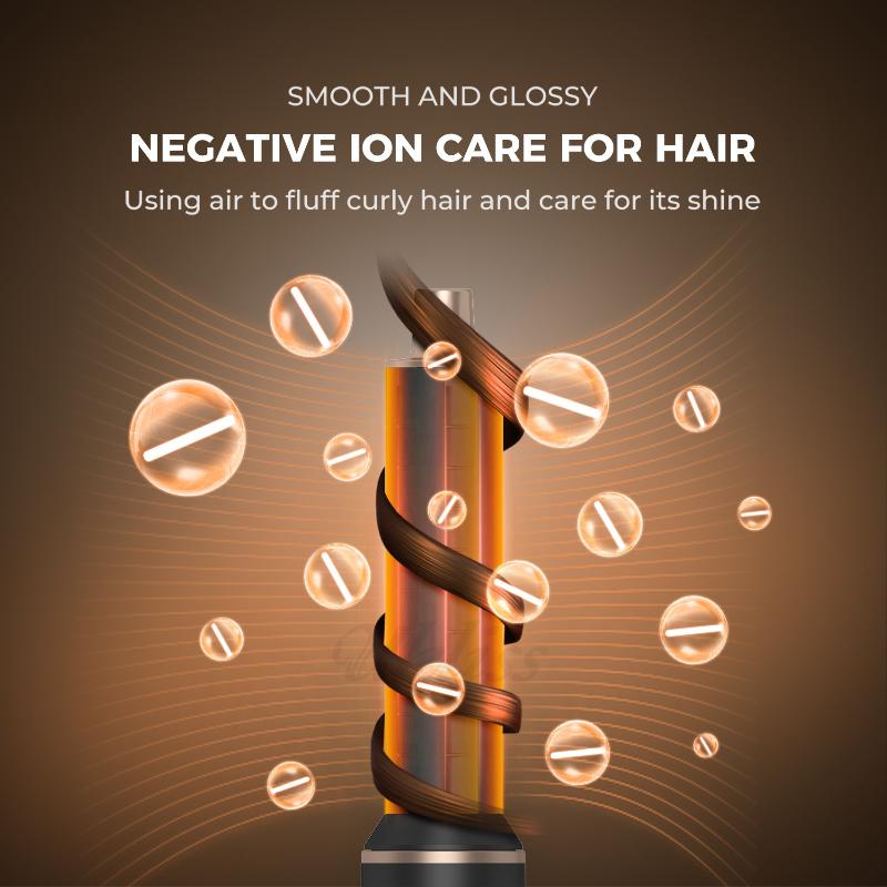 New 5-in-1 Hot Air Comb Home Straightening Roll High Wind Blowing Styling Hair Dryer Automatic Curling Multifunctional Set
