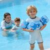 Toddler Swim Vest For Kids Swim Arm Floaties Adjustable Cartoon Swimming Water Wings With Crotch Strap Pool Float Vests For kid