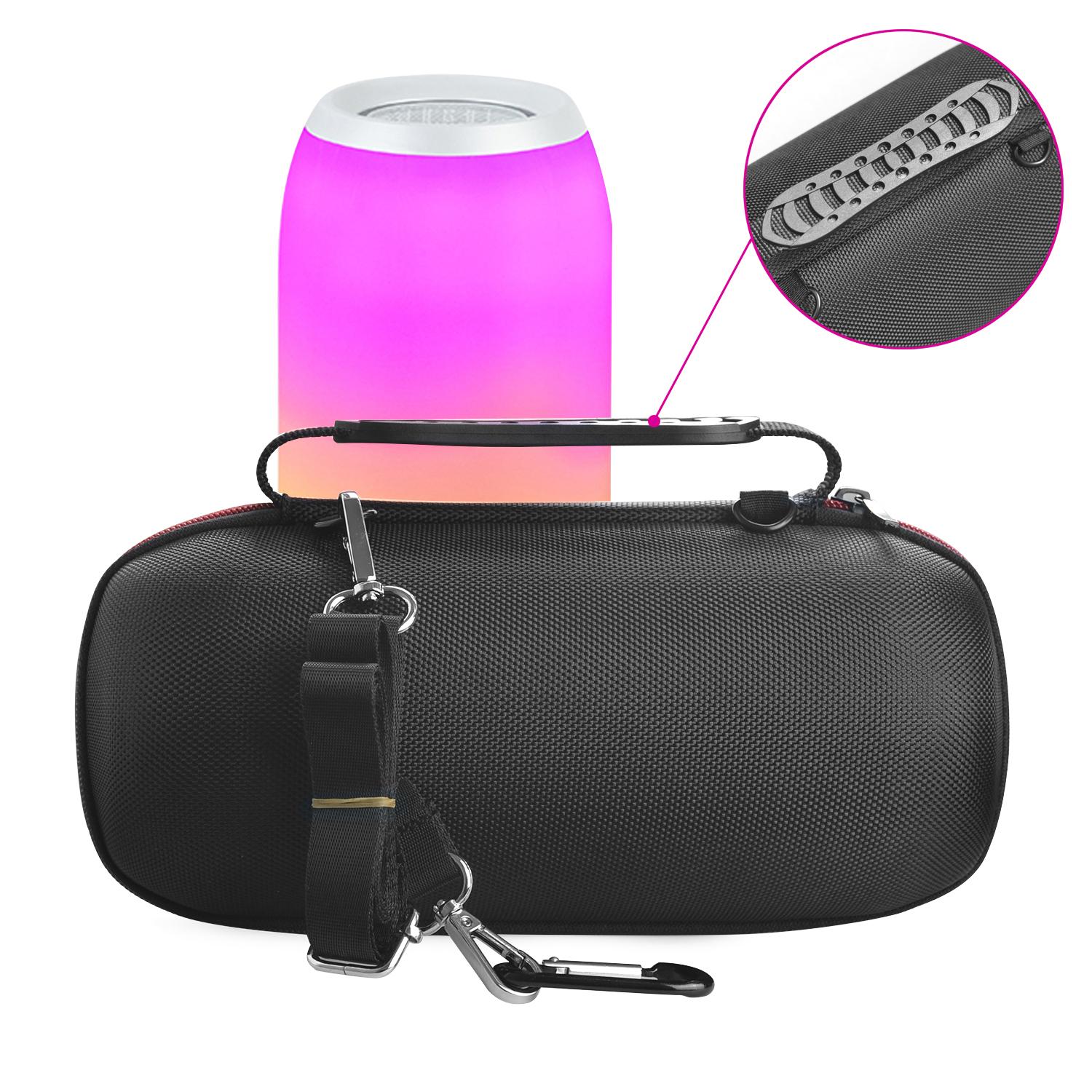 

Portable Shockproof Nylon Speaker Protection Hard Case Bag for JBL Pulse 3/Charge 3 Black
