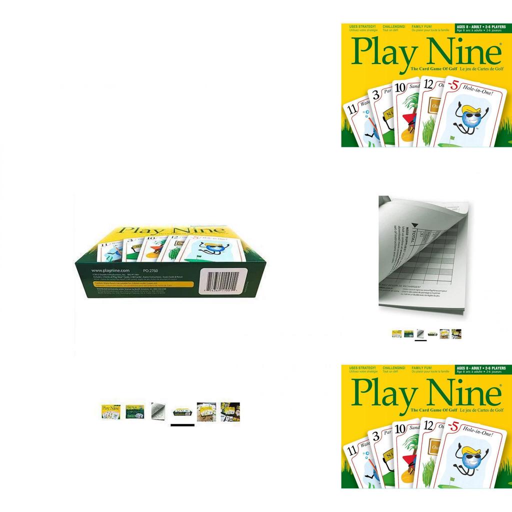 Play Nine Golf Card Golf Card Game For Family And Friends