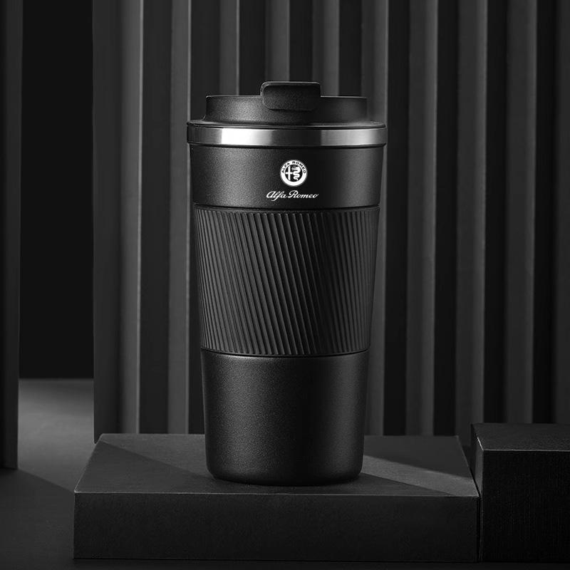 510ML Car Coffee Cup 304 Stainless Steel Car Thermos Automotive Decorative Stickers For Alfa Romeo Giulia Giulietta Tonale MITO Pgi231