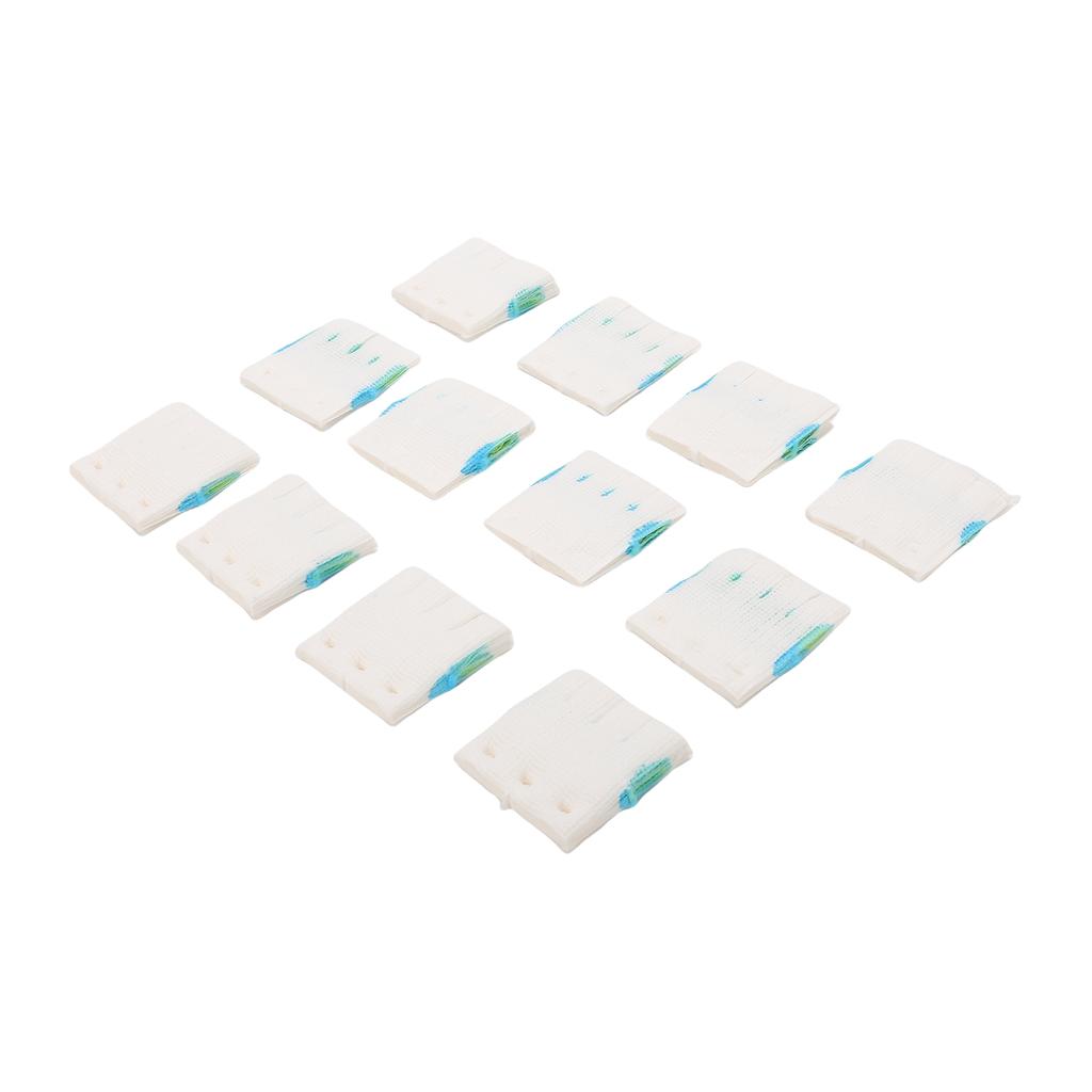 12Pcs Disposable Toilet Brush Replacement Head with Detergent for Home Bathroom Toilet Accessories