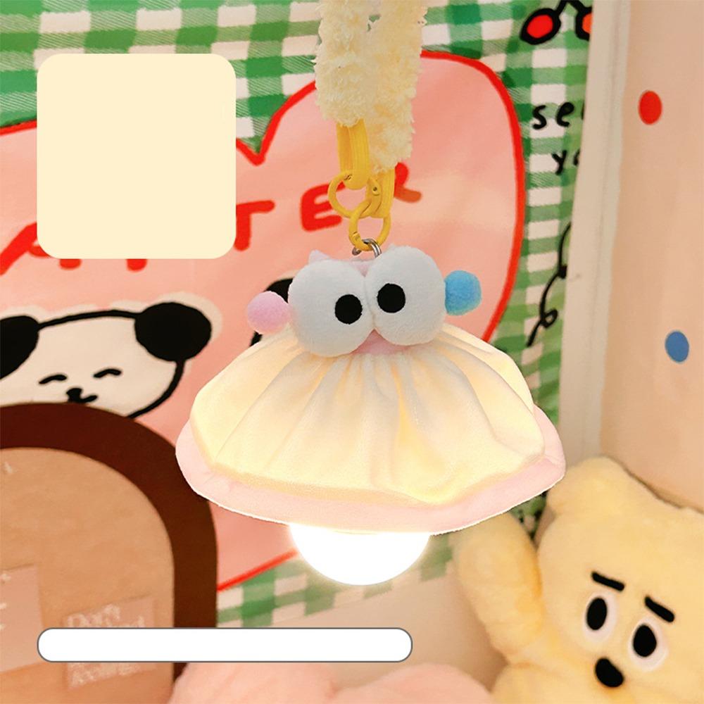 New Wind Chimes Dopamine Night Light Colorful Plush Hanging Lantern LED Chandelier for Home Decoration
