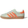 Women's Gazelle Indoor 'Linen Green Solar Orange' Sneakers IF6982