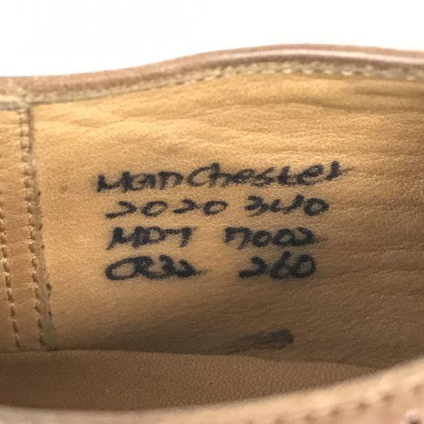 Vintage/REGAL Heritage/Leather Full Brogue Wingtip Shoes/26.0/Brown/BROWN/Closed Lacing Business Dress Shoes(USED)