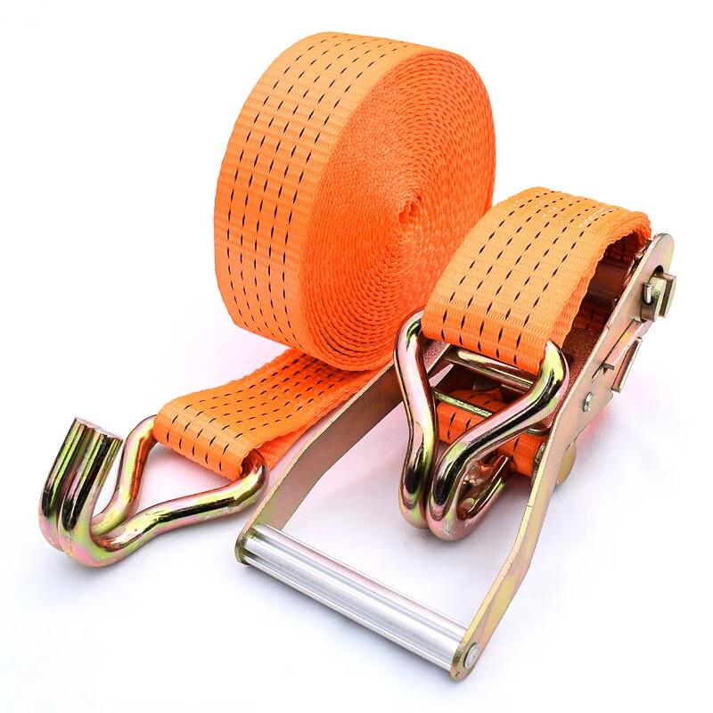Heavy Duty Ratchet Tie-Down Strap with Double Hooks 5cm x 2m