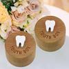 1Pcs Durable Collecting Teeth High Quality Baby Tooth Box Save Gifts Wooden Milk Teeth Organizer With Lid
