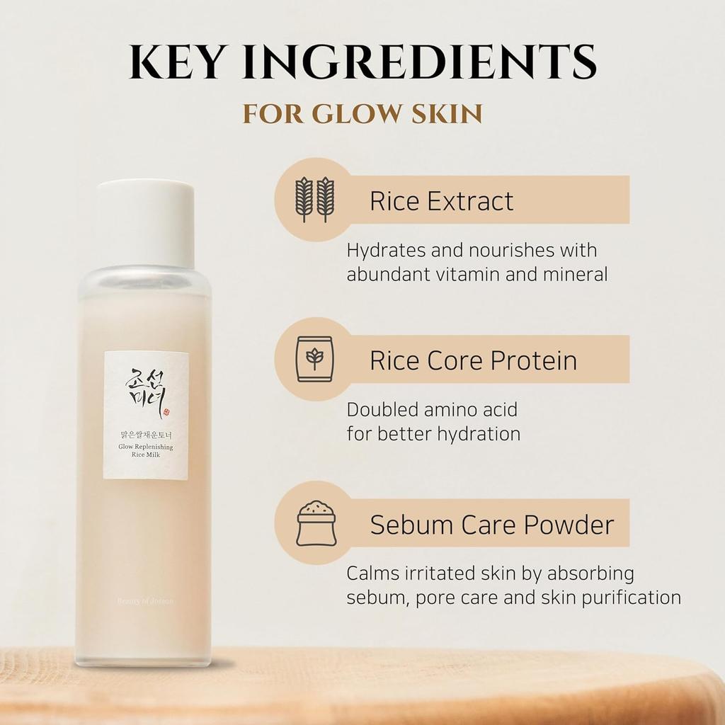 Of Glow Replenishing Rice Milk Rice Toner 150ml [Beauty Joseon] [BOJ] NEW! Rice Skincare/Toner/Lotion