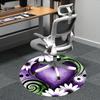 1pc Heart Flowers Office Round Area Rug, Indoor Mat Suitable ForOffice, Under Office Chairs Bedroom Living Room Home Decor, Room Deco  D093