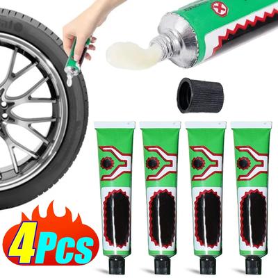 1/2/4 st Bil Däck Reparerande Lim Motorcykel Cykel Hjul Reparerande Innerslang Punktering Gummi Lim Biltillbehör 12g/20ml