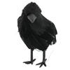 6PCS Halloween Crow Prop Large Realistic Raven Feathered Spooky Party Home Decor