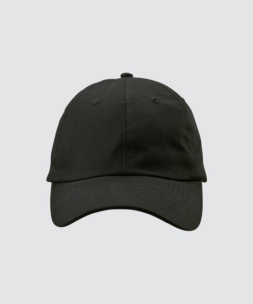 Yunaitideuaeseul Plain Low Cotton Ball Cap_Black