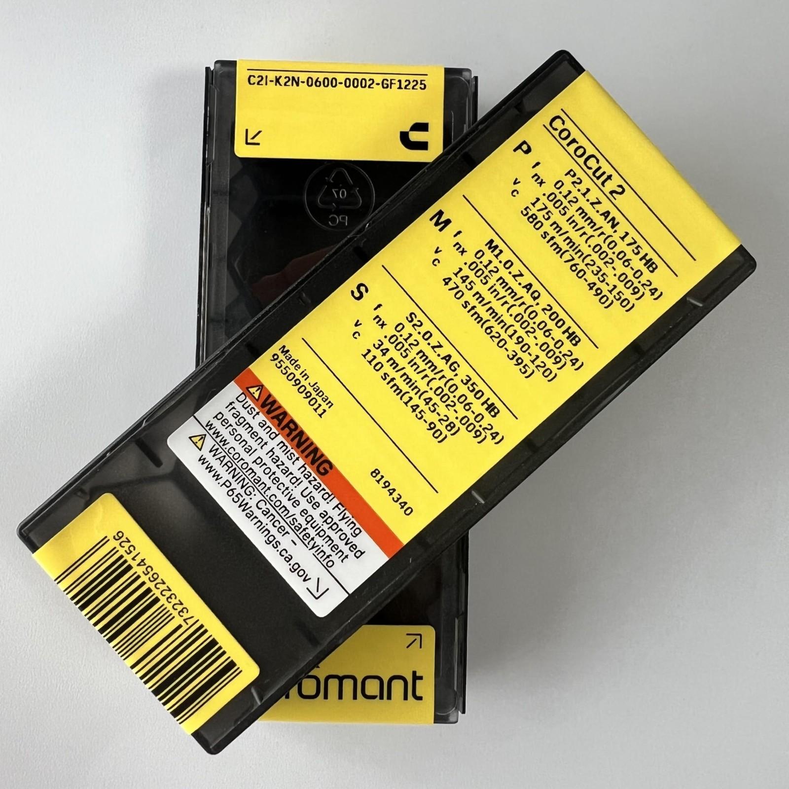 

SANDVIK / C2I-K2N-0600-0002-GF 1225 / Original Swedish hard alloy blade 5 Pcs