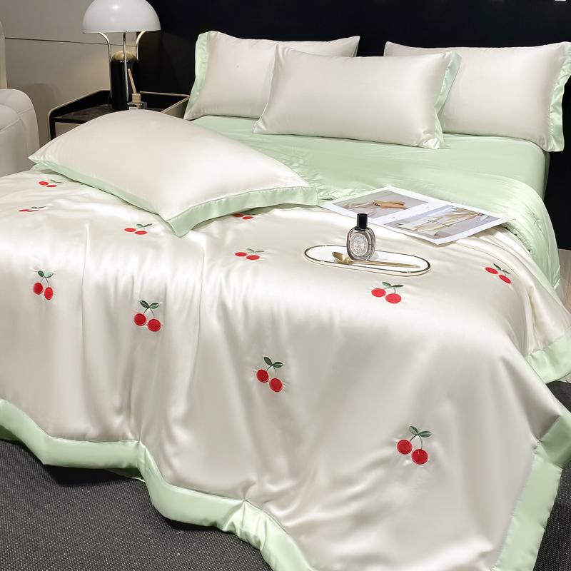 

1 шт. INS Small Fresh Style Summer Quilt Single Bed Summer Light King/Queen/Twin Air Conditioning Quilt Дышащее, приятное для кожи 150x200cm