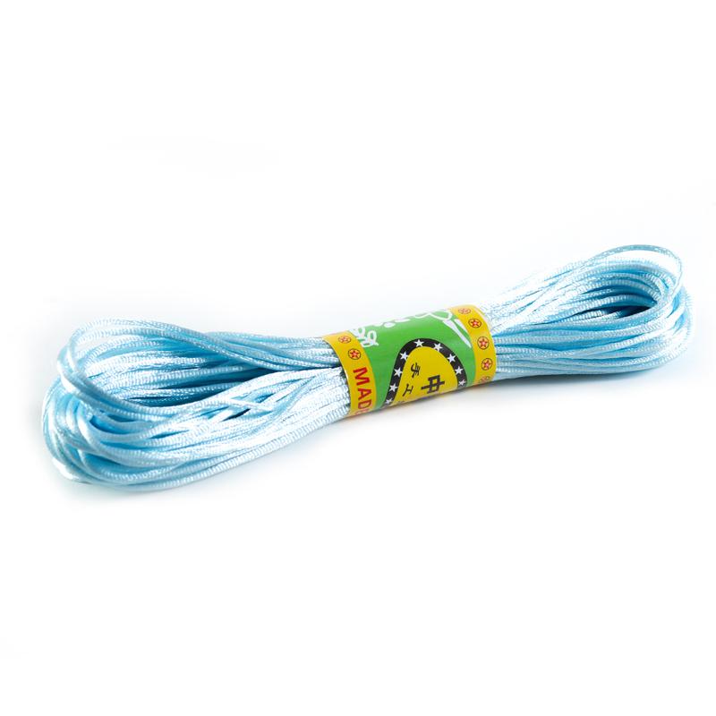 20m Nylon Cords Chinese Knot Woven Colorful Rope String Beads Thread For DIY Handmade Bracelet Jewelry Supplies Accessories