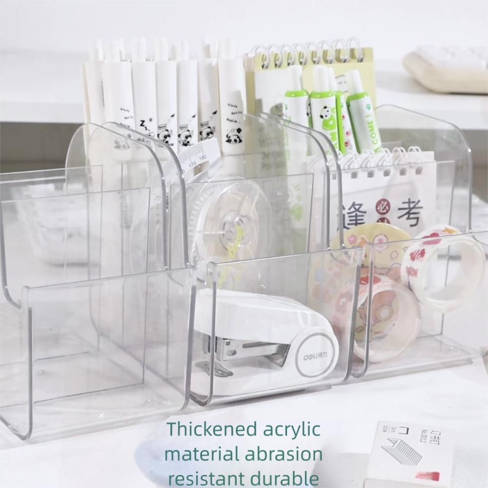 Műanyag tárolódoboz Háromrácsos tolltartó Rajzfilm asztali szervező Iskolai iroda