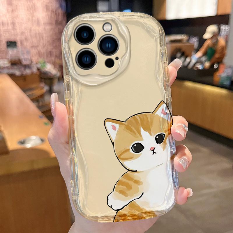 Schöne heilende Mofusand Kuschelhülle für iPhone 17 Air 16 E 15 14 Plus 13 12 Mini 11 Pro Max Flüssigsilikon Weiche Hüllen Funda