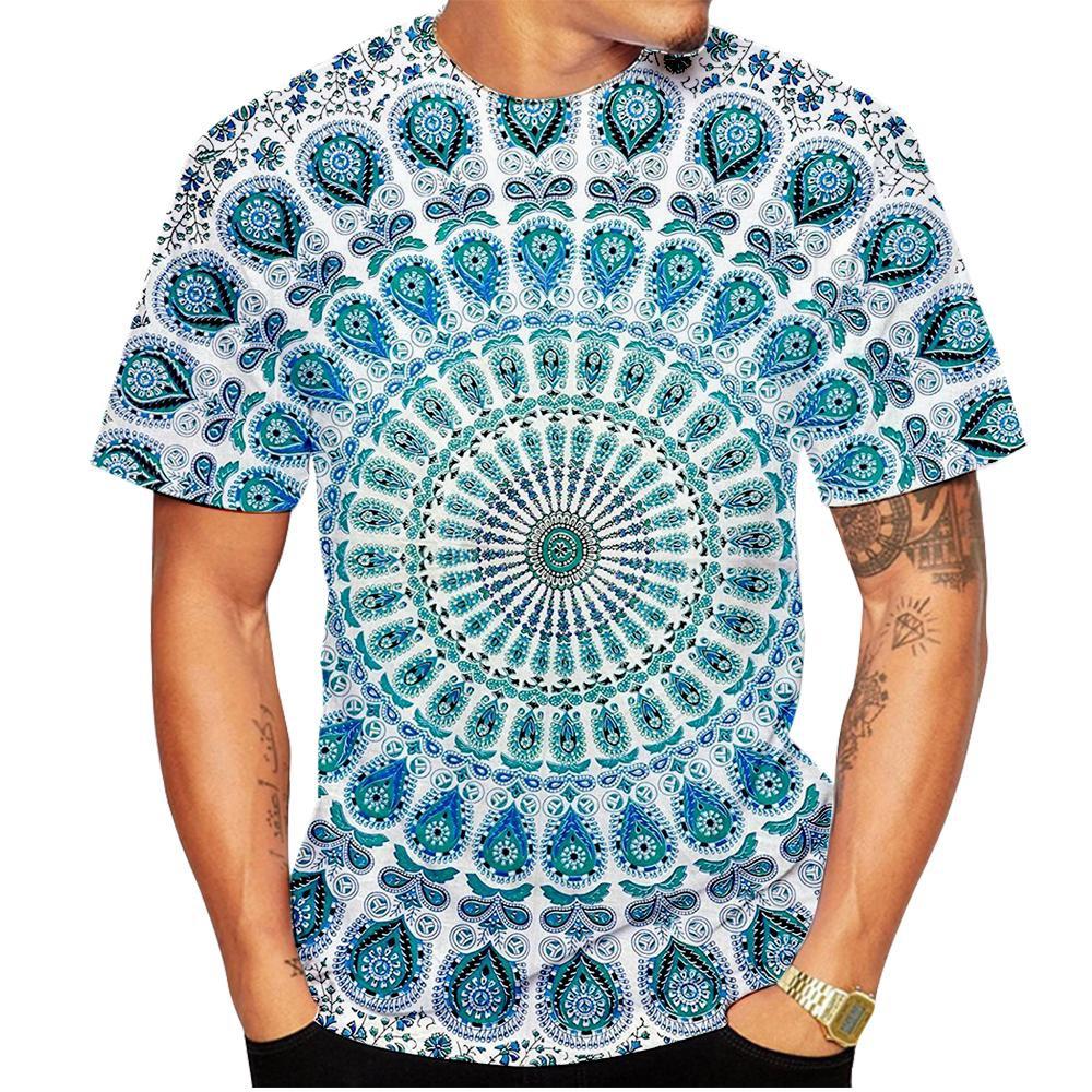 New Fashion Summer 3d Bohemia Print T Shirt Men and Women Universal Wear Casual T-shirt for Full Funny Kids Tops Size 100-6XL