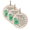 Christmas in Heaven Ornament Empty Chair Christmas Tree Ornament Memorial Gifts for Grieving The Loss of Loved Ones