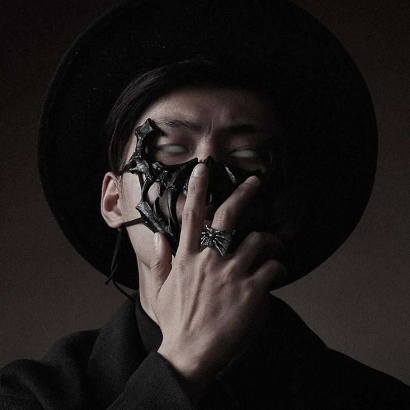 Adjustable Spider Ring Men Women Gothic Punk Jewelry Plated Copper Geometric Statement